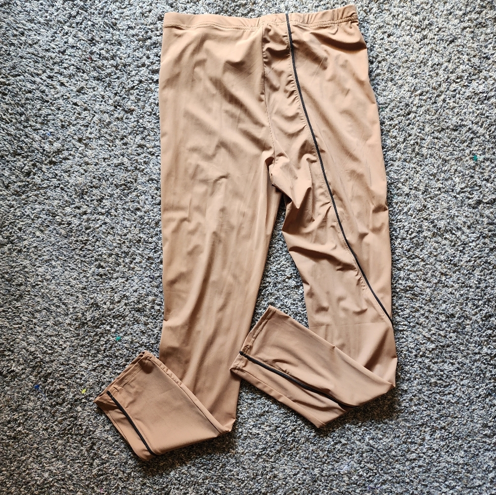 Sorella Shape tan color Piping legging size 1xl - Picture 7 of 10